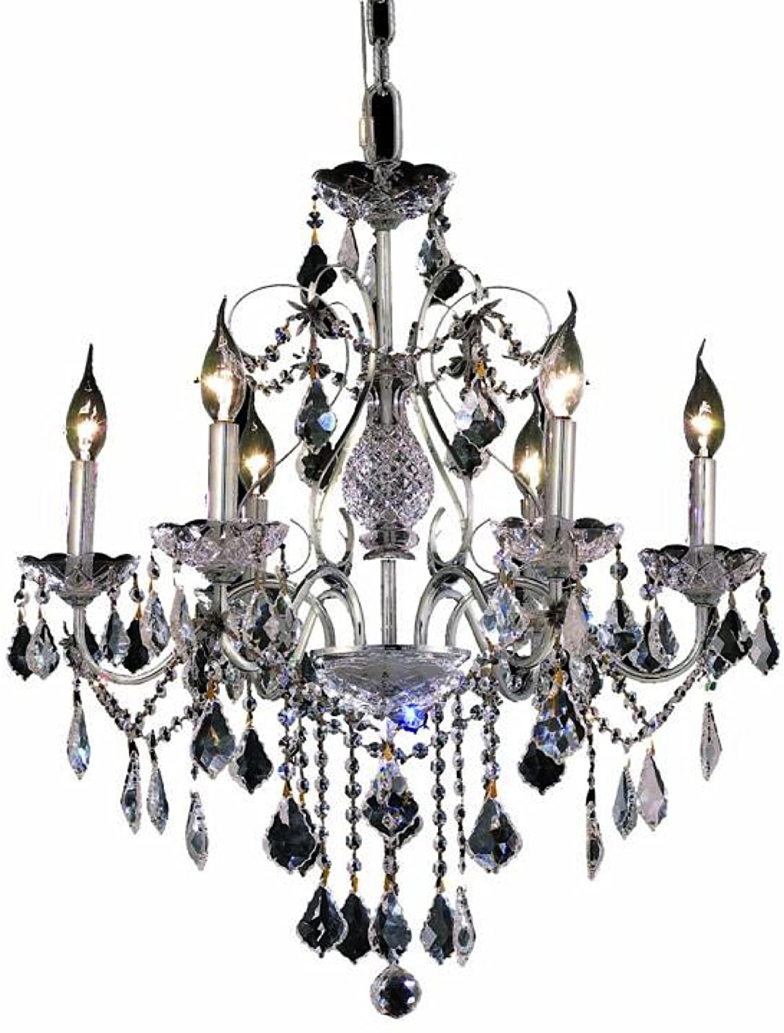 Chandelier Chrome with Crystal - LV LIGHTING