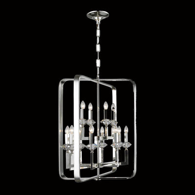 Chrome with Candle Light Pendant - LV LIGHTING