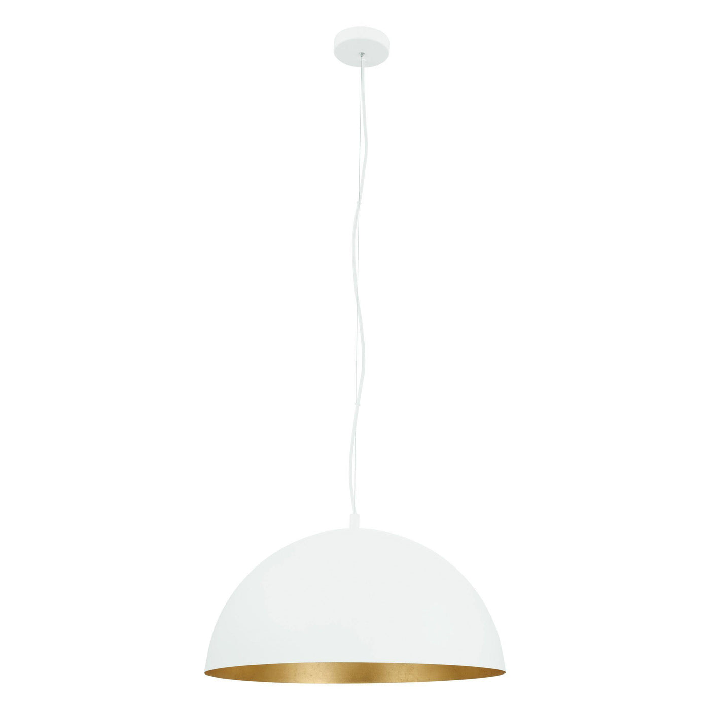 White with Gold Pendant - LV LIGHTING