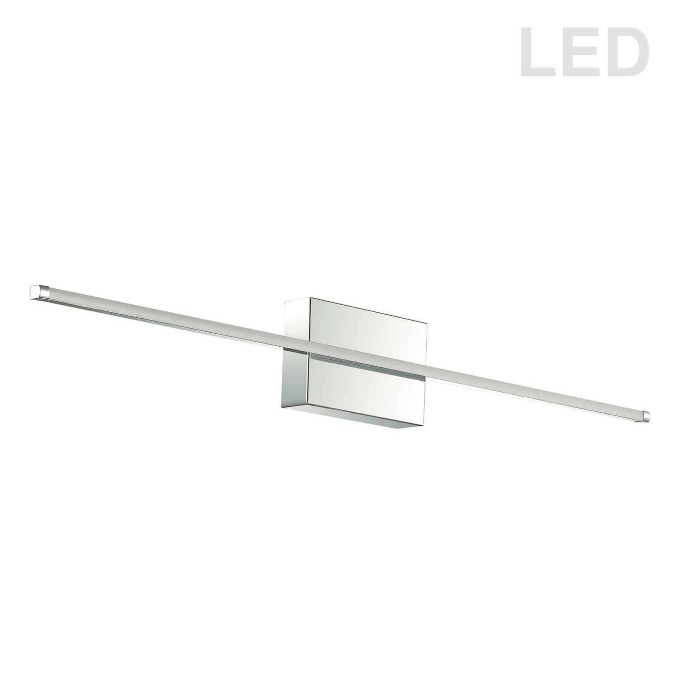 LED Polished Chrome with White Diffuser Wall Sconce - LV LIGHTING