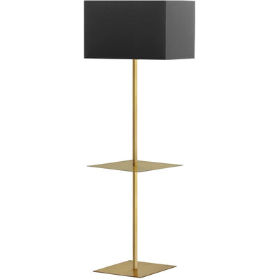 Steel with Stand and Fabric Shade Square Floor Lamp - LV LIGHTING
