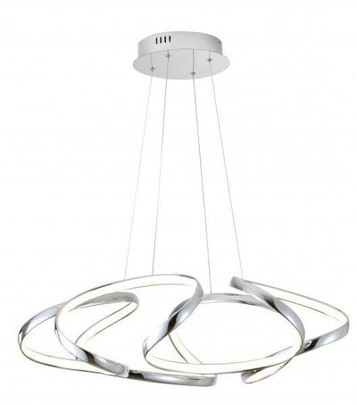 LED Aluminum Clustered with Acrylic Diffuser Chandelier - LV LIGHTING