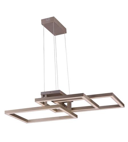 LED Rectangles with Acrylic Diffuser Chandelier - LV LIGHTING