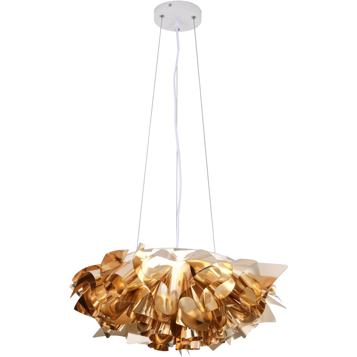 Steel Frame with Acrylic Flower Chandelier