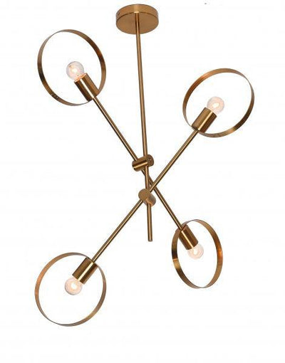 Steel Ring with Adjustable Arms Chandelier - LV LIGHTING