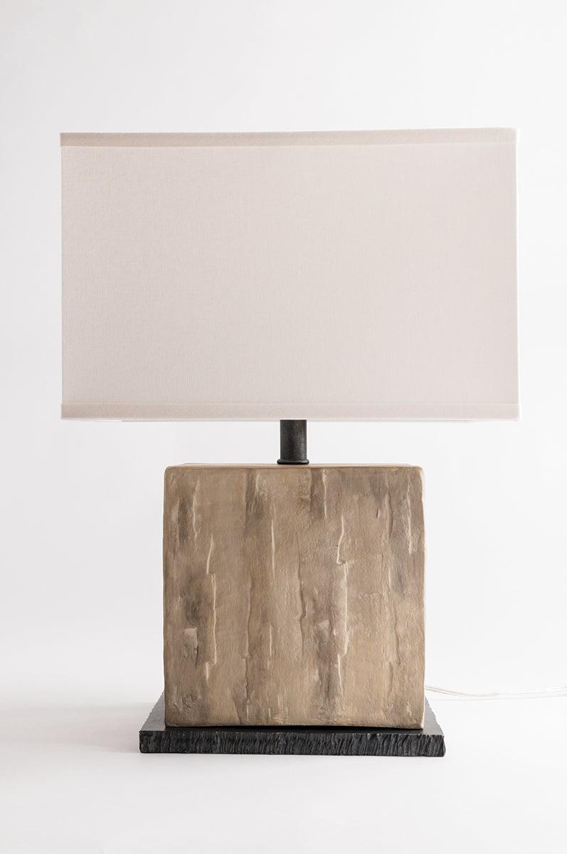 Sandstone Base with Fabric Shade Table Lamp - LV LIGHTING