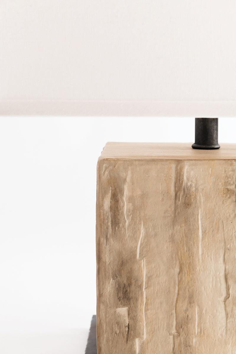 Sandstone Base with Fabric Shade Table Lamp - LV LIGHTING