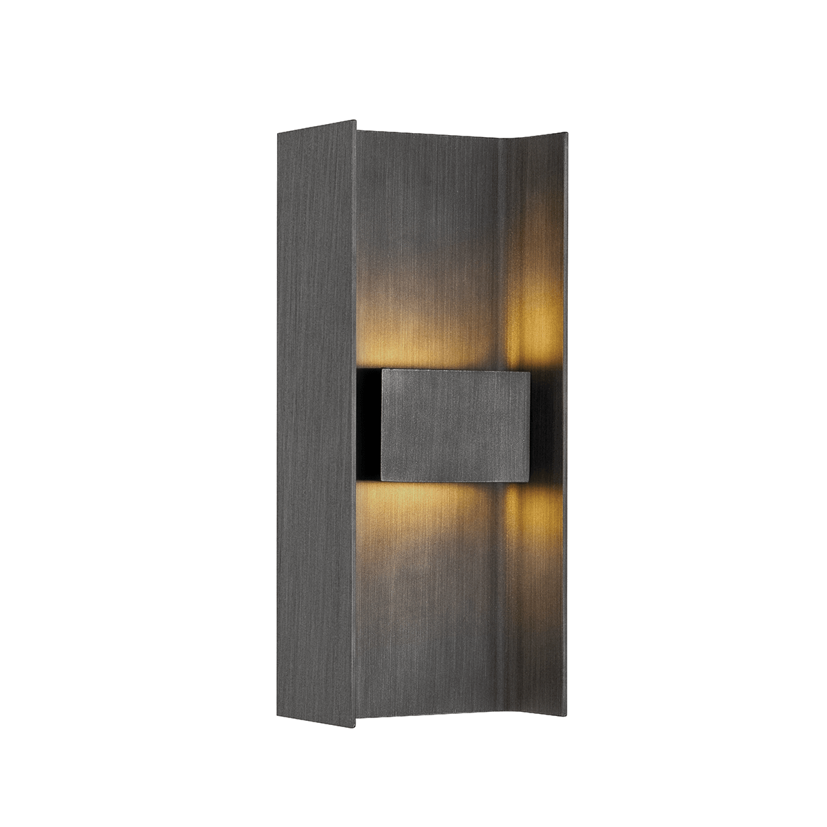 LED Graphite Rectangular Frame Outdoor Wall Sconce - LV LIGHTING