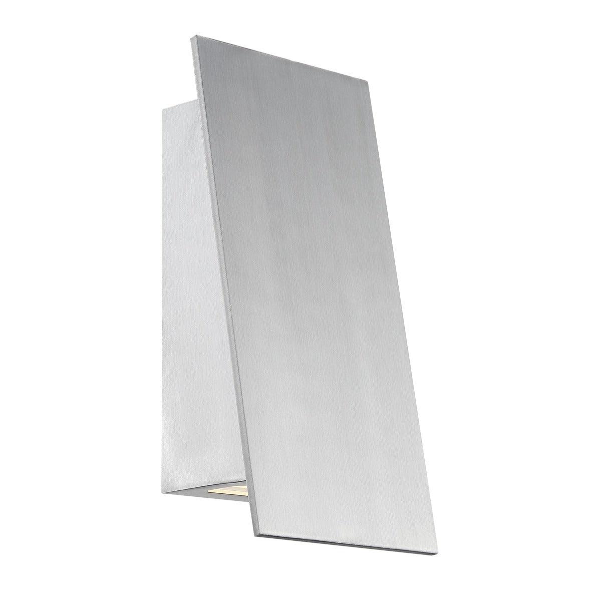 LED Aluminum Slant Frame with Glass Lens Outdoor Wall Sconce - LV LIGHTING