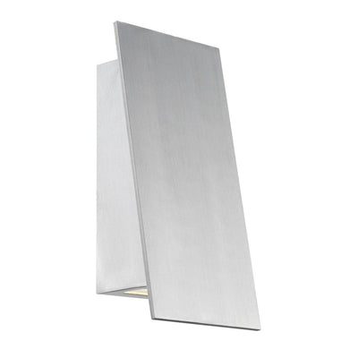 LED Aluminum Slant Frame with Glass Lens Outdoor Wall Sconce - LV LIGHTING
