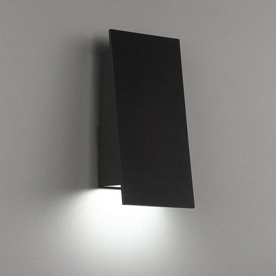 LED Aluminum Slant Frame with Glass Lens Outdoor Wall Sconce - LV LIGHTING