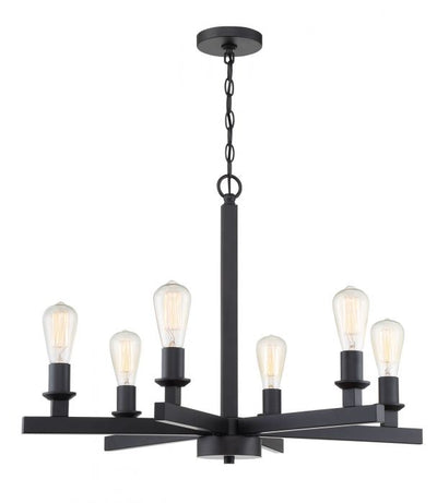 Steel Rectangular Arms Chandelier