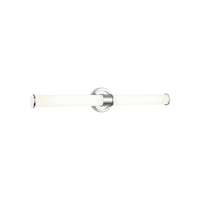 LED Steel Frame with White Glass Diffuser Vanity Light