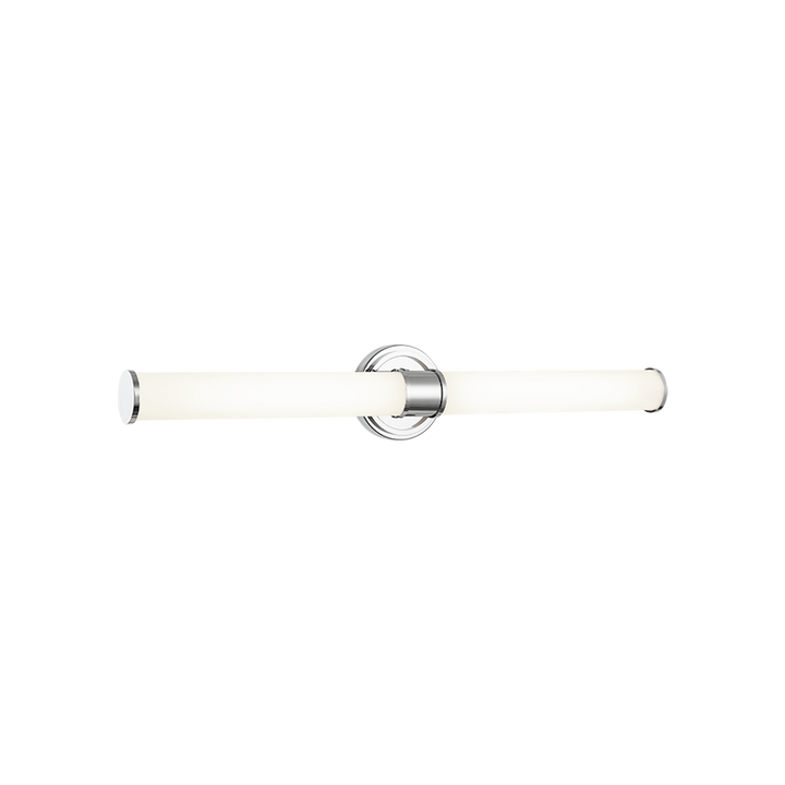 LED Steel Frame with White Glass Diffuser Vanity Light