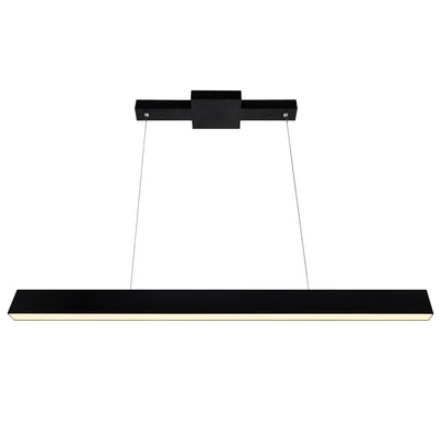 LED Black Frame Light Bar Linear Pendant