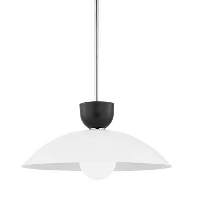 Steel Frame with Bowl Shade Pendant