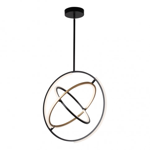 LED Orbit Frame with Acrylic Diffuser Adjustable Pendant / Chandelier