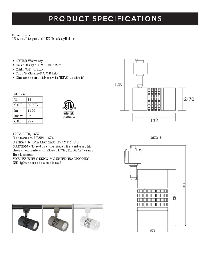 LED Track Light - LV LIGHTING