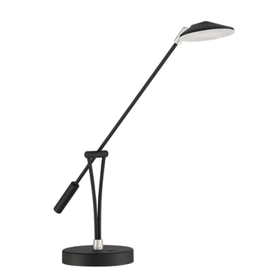 LED Black with USB Port Table Lamp - LV LIGHTING