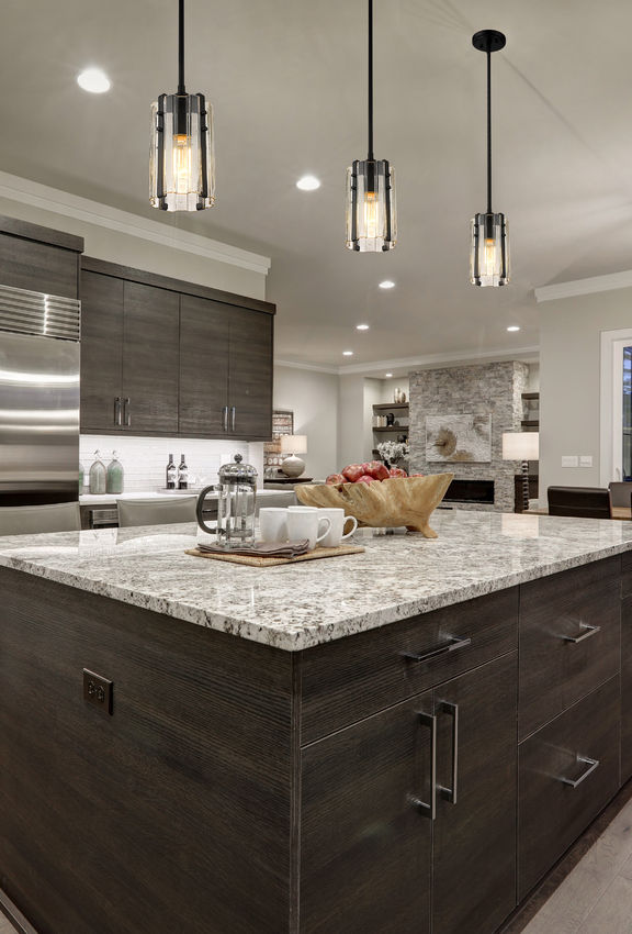 Steel Frame with Clear Glass Shade Pendant