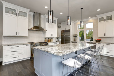Steel Frame with Clear Glass Shade Pendant