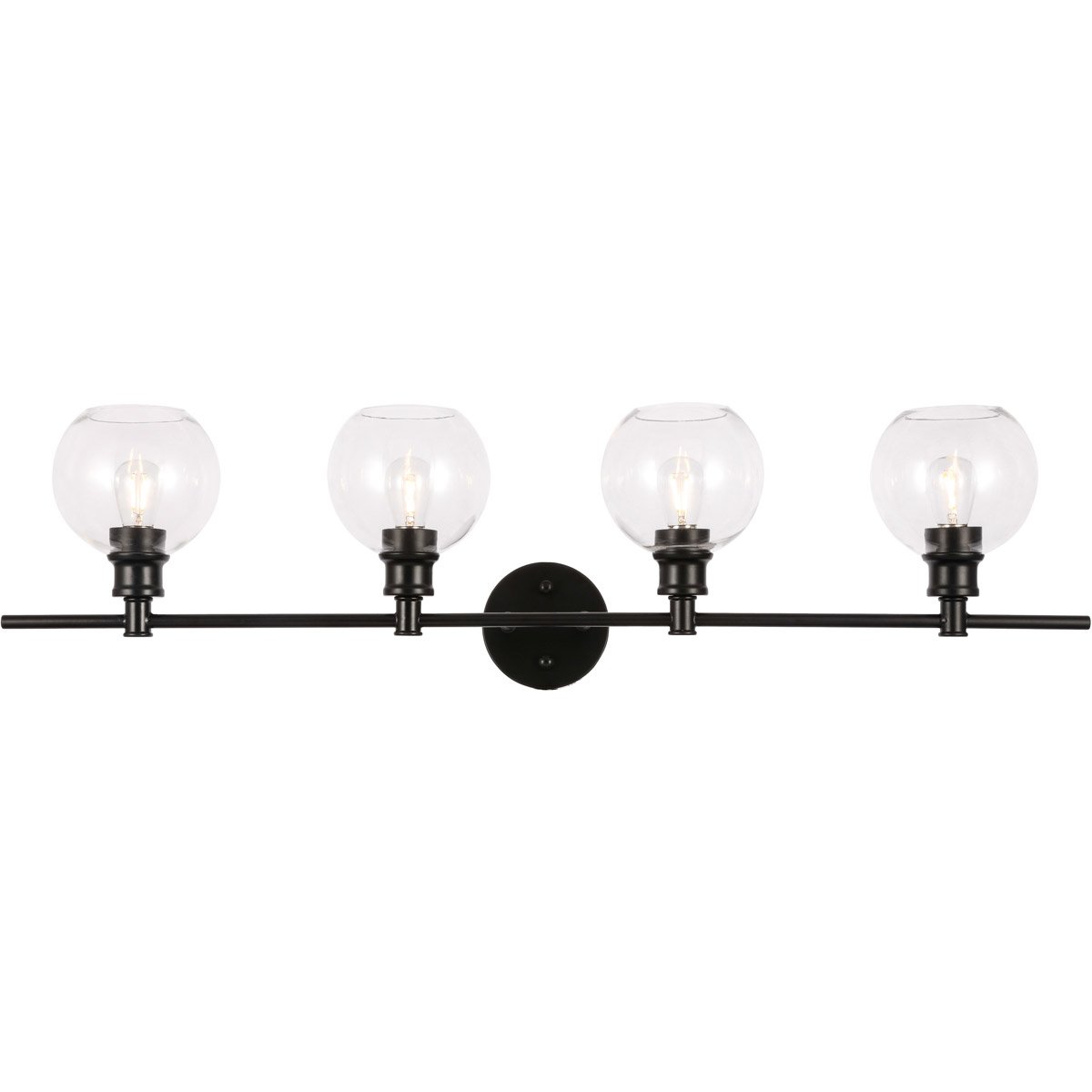 Matte Black Vanity Light - LV LIGHTING