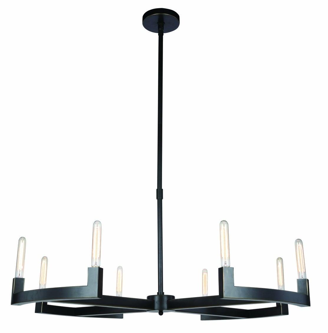 Steel Corsica Frame Chandelier - LV LIGHTING