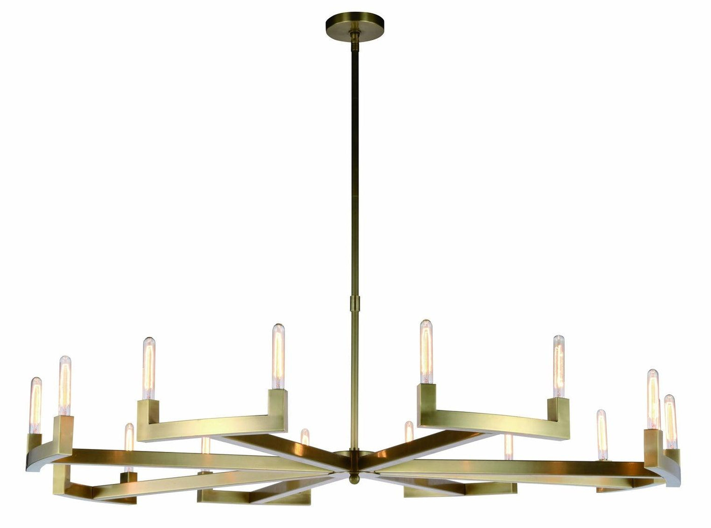 Steel Corsica Frame Chandelier - LV LIGHTING