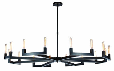Steel Corsica Frame Chandelier - LV LIGHTING