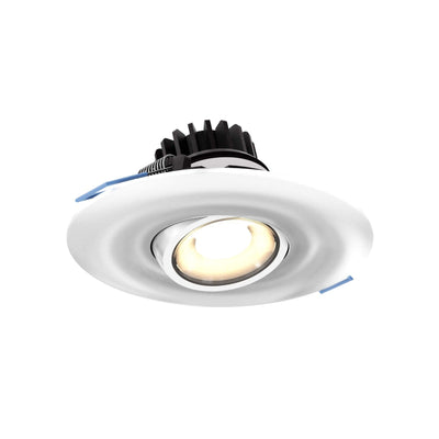 LED Color Temperature Changeable Gimbal Recessed Light - LV LIGHTING