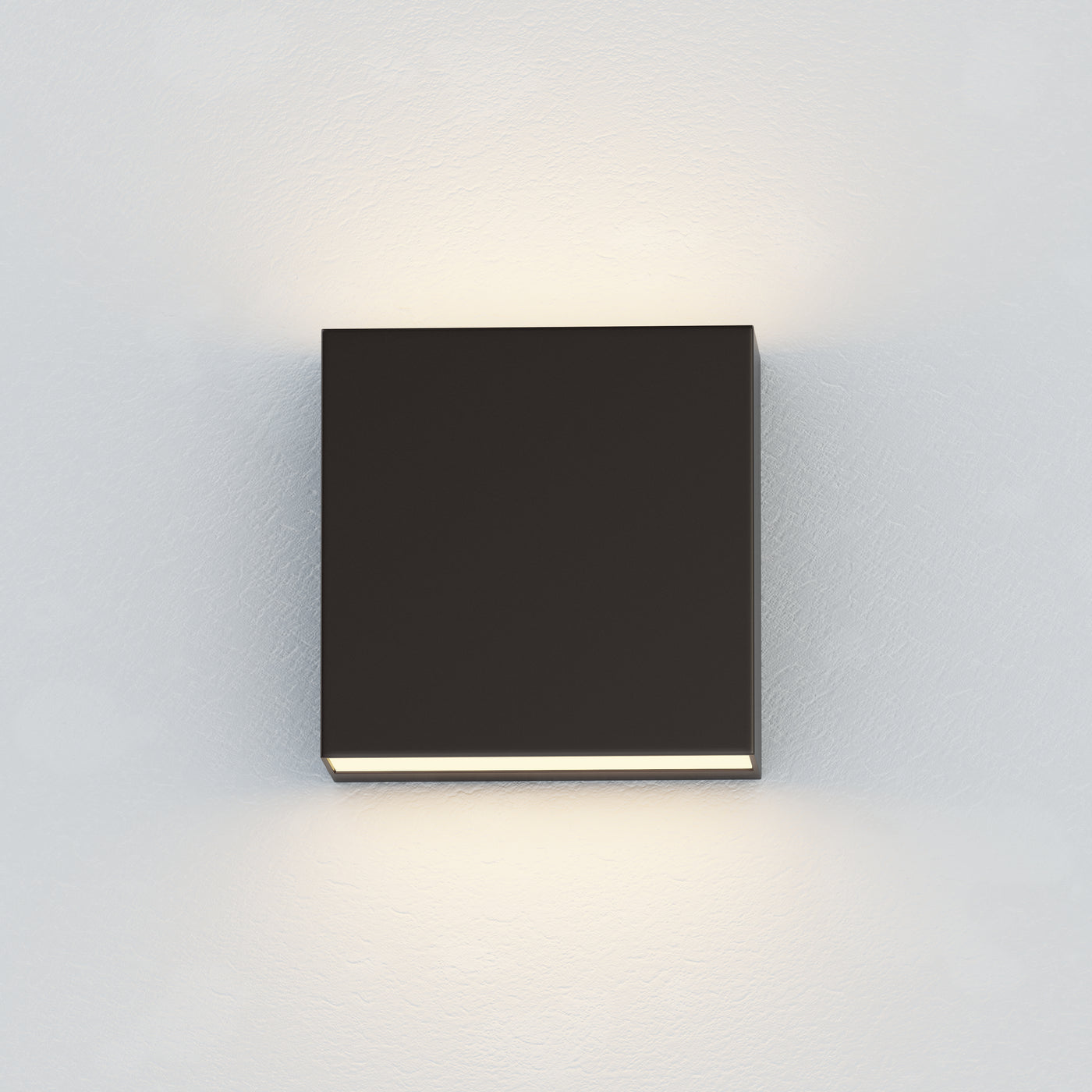 LED Steel Cubed Frame Minimalist Outdoor Wall Sconce