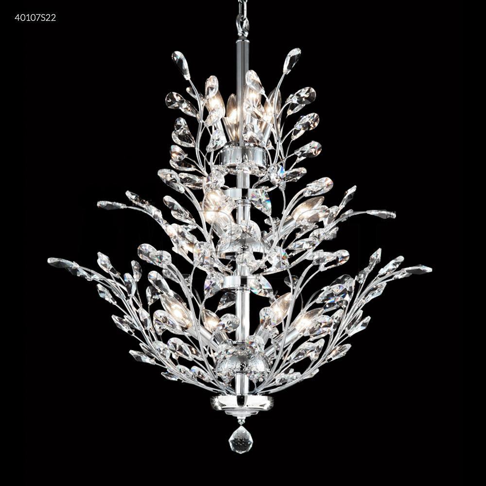 Chrome Branches with Crystal Chandelier - LV LIGHTING