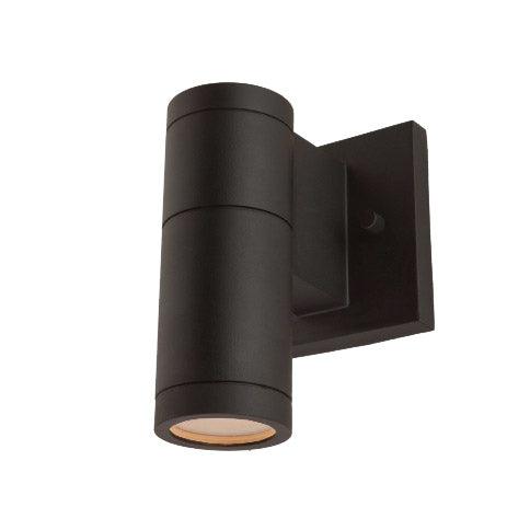 Black Cylindrical Frame Outdoor Wall Sconce - LV LIGHTING