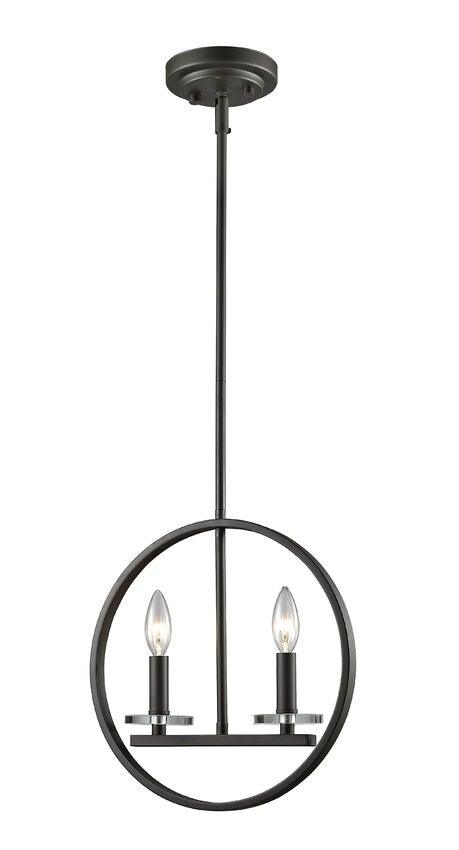 Steel with Sweeping Arms Mini pendant - LV LIGHTING