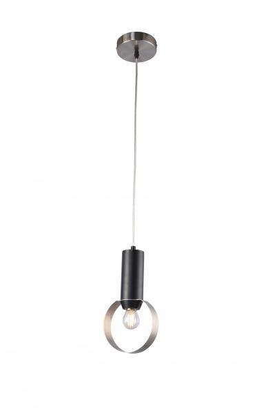 Black with Loop Single Light Pendant - LV LIGHTING