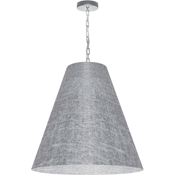 Steel with Fabric Cone Shade Chandelier - LV LIGHTING