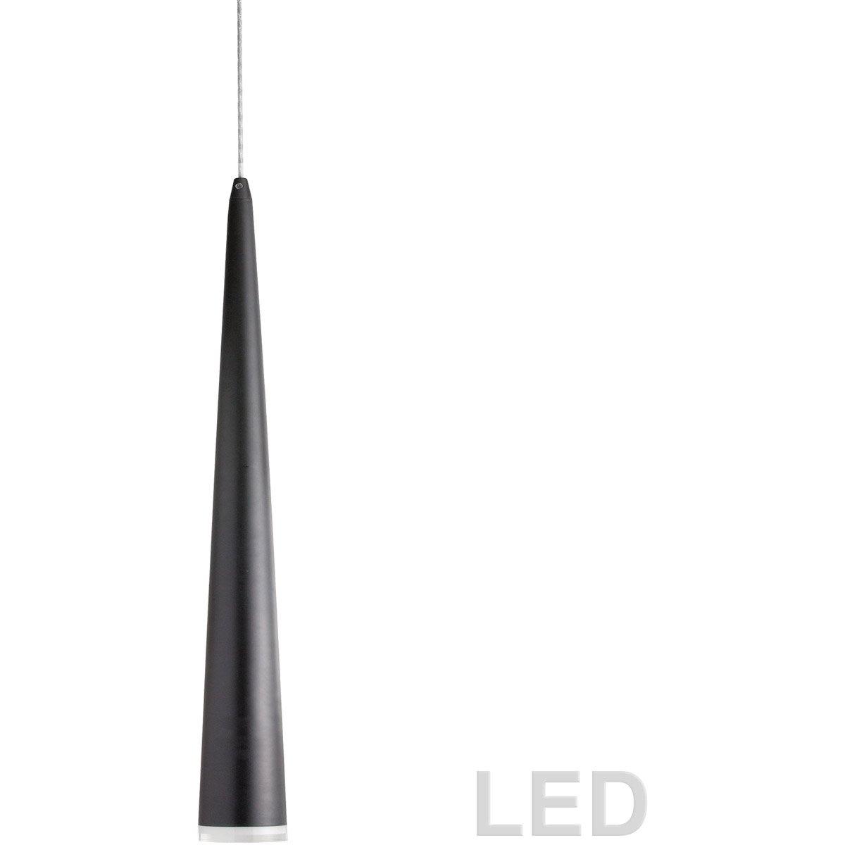 LED Steel Cylindrical Cone Mini Pendant - LV LIGHTING