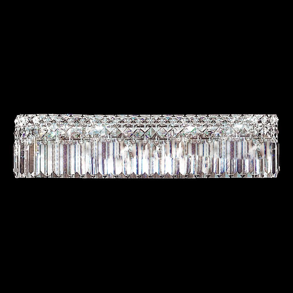 Chrome with Clear Crystal Vanity Light - LV LIGHTING