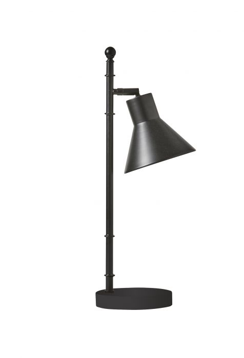 Black Frame with Adjustable Shade Table Lamp