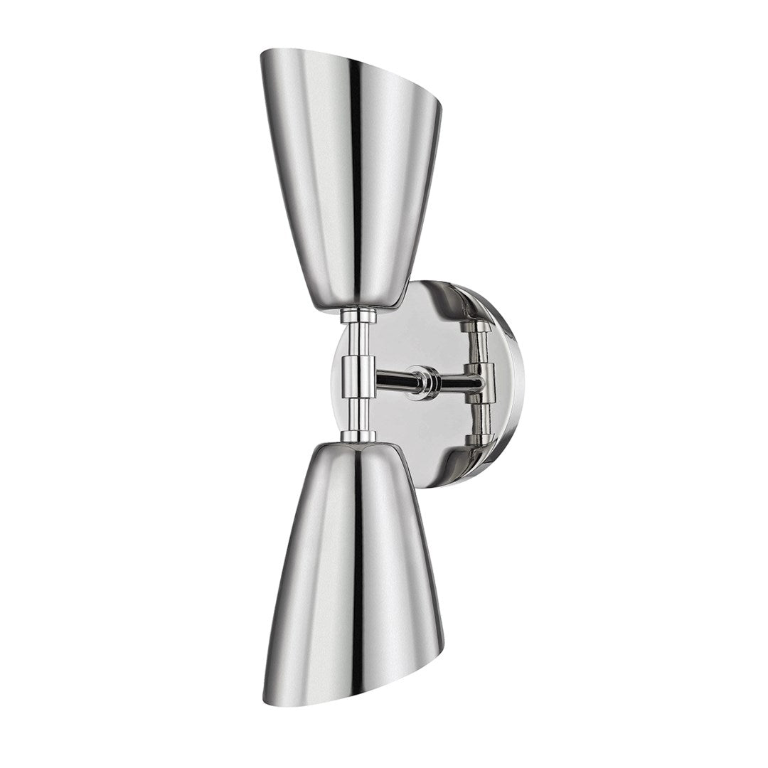 Steel Frame with Cylindrical Shade Wall Sconce