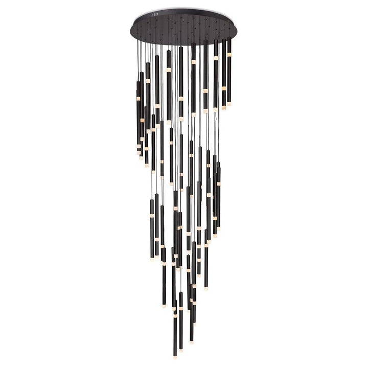 LED Black Multiple Light Chandelier - LV LIGHTING