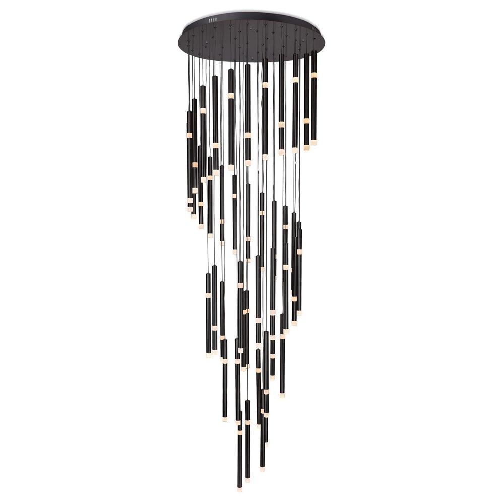 LED Black Multiple Light Chandelier - LV LIGHTING