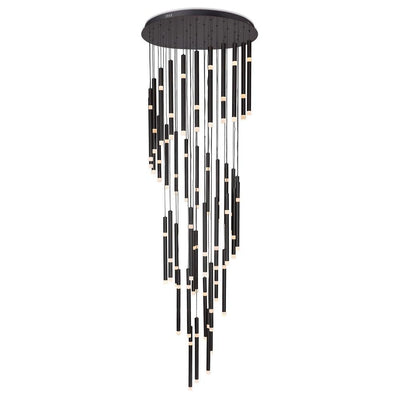 LED Black Multiple Light Chandelier - LV LIGHTING
