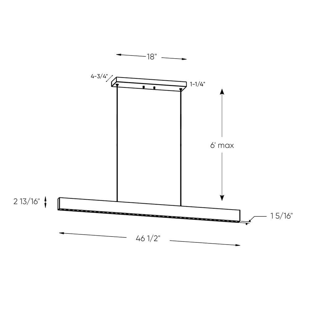 LED Multi-Spot Linear Pendant - LV LIGHTING