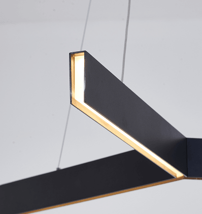 LED Steel Y Shaped Chandelier - LV LIGHTING