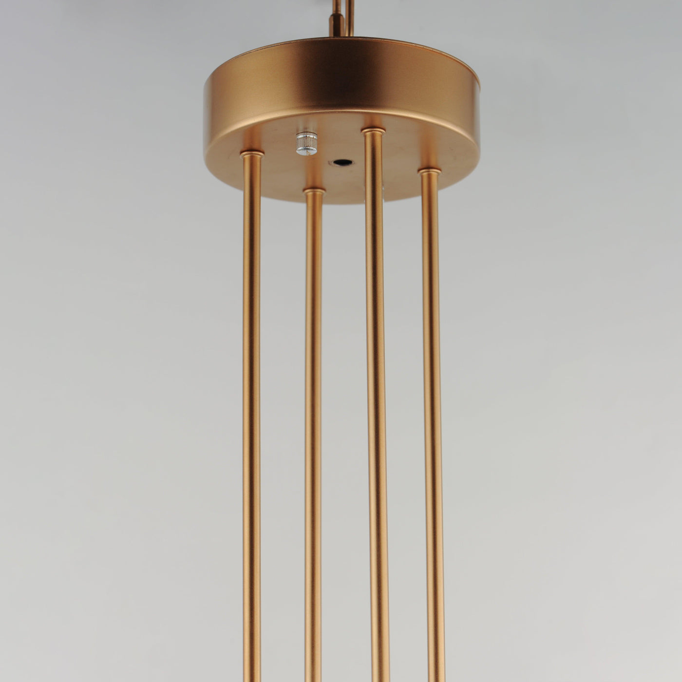 LED Aluminum Frame with Clear Glass Tube Chandelier - LV LIGHTING