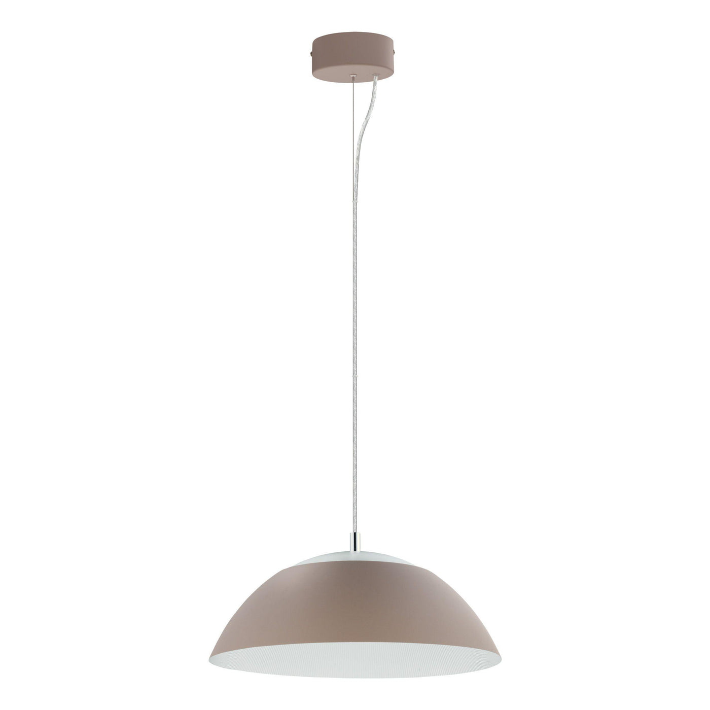 LED Brown with White Pendant - LV LIGHTING
