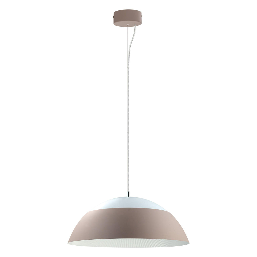 LED Brown with White Pendant - LV LIGHTING