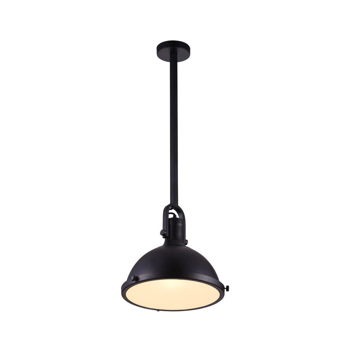 Black Rod with Shade Pendant - LV LIGHTING