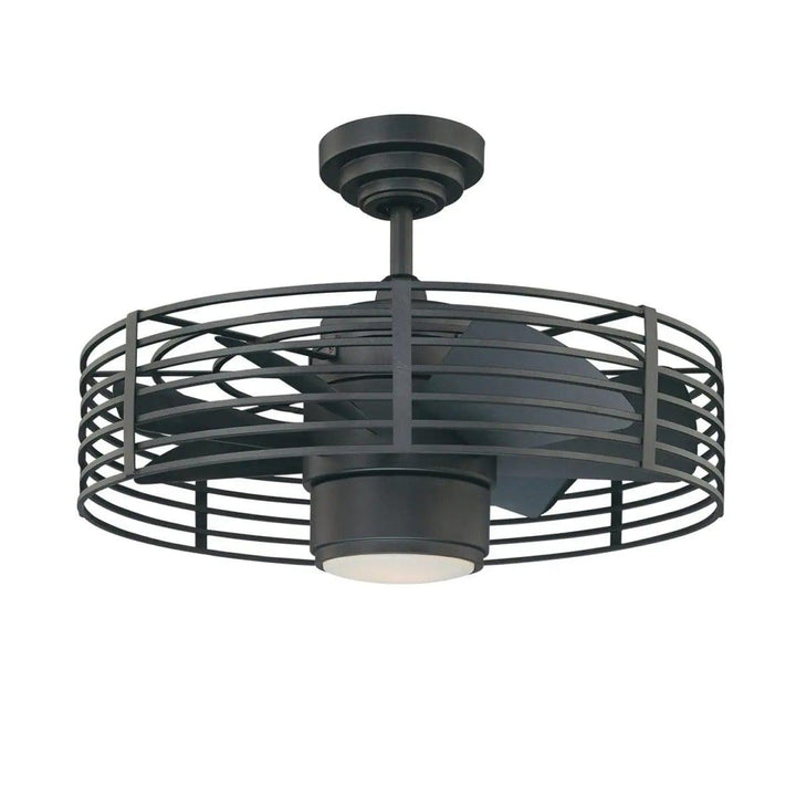 LED Steel 7 Blades Ceiling Fan - LV LIGHTING